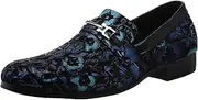 [endevice] EPT535-1-K Genuine Leather Floral Bit Loafer