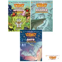 在飛比找蝦皮商城優惠-恐怖生物不恐怖：蜘蛛、鯊魚與蝙蝠(Science Comic