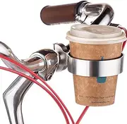 Bike Handlebar Cup Holder Aluminum Cup Bottle Handlebar Holder - Handlebar Coffee Drink Holder Cruiser Bike Mountain Road Bicycle Bike Water Bottle Coffee Cup Holder