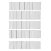 25 Pcs Magnetic Painting Canvas Panel Magnetic Canvas Boards Canvas Blank6756