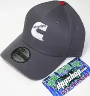 Cummins hat ball cap fitted flex fit flexfit new era cummings dark gray lg/xl