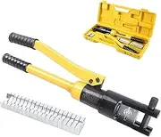 Hydraulic Hand Crimping Tool, Hydraulic Pliers, Battery Terminal, Wire Crimping Tool, for Crimping Wires and Butt Connectors, YQK-300