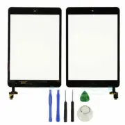 Black iPad Mini 1 2 Touch Digitizer Screen + Home Button + IC Connector + Tools