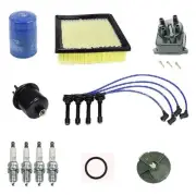 For Cap Rotor Spark Plug Oil Air Fuel Filter Tune Up Kit Honda CRV 1997-1998 (for: Honda)