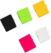 Square Magnetic Clips, Ticket Clips, Fridge Magnets, menu Holders, Magnetic Clips, Square Magnetic Clamps, Multi-Functional Ticket Clips.5 Pack（Five Colors）