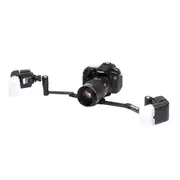 Photomed R2 Dual Point Wide Angle Flash Bracket For Universal DSLR Cameras