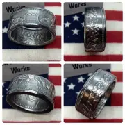 1oz Highland Mint Silver Round Saint St. Gaudens Coin Ring .999 Fine Silver
