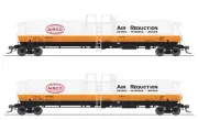Broadway Limited N Scale AirCo UTLX Cryogenic Liquid Argon Tank Car 2-Pack 3720