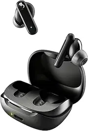 Smokin' Buds in-Ear Wireless Earbuds, 20 Hr Battery, 50% Renewable Plastics, Microphone, Works with iPhone Android and Bluetooth Devices - Black
