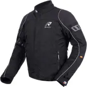 Trave-R Black Silver Motorcycle Textile Jacket
