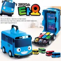 在飛比找蝦皮購物優惠-TAYO 小巴士 正版韓國進口 停車場 公車收納箱可手提 收