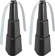 FYKEY Fly Fans for Tables, Fly Repellent Outdoor Indoor Keep Flies Away, Table Top Fly Fan Fly Spinner with Holographic Blades for Picnic Patio Home 2 Pack