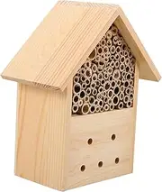 BESPORTBLE Honeybee Nest Letter Bees Hive Bee Hotel Garden Bee House Hanging Room Bee Bee Lovers Outdoor House Bee Supplies Ladybugs Cabin Hanging Hotels Pollinator House Wood