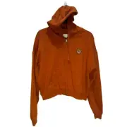 RVCA x Rose Machado Court Zip-Up Hoodie for Women - Mocha Size S