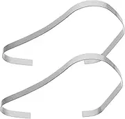 iplusmile 2pcs Stainless Steel Shoe Tree Sandals Shoes Metal Stand Retail Display Rack High Heels Display Stand Stainless Steel Silver