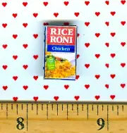 Dollhouse Miniature Size Rice Mix Box # RR
