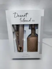 TYME Desert Island Kit, Tyme Pro Iron & Paddle Brush (Rose Gold)