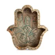Sacred Symbol Hand of God Hamsa Palm Incense Stick Holder Burner and Ashtray