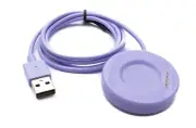 USB 2.0 Cable 100 CM Charging Dock for Oppo Watch 3 2 1 Pro Se Smart IN Purple