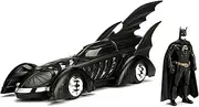 Jada Toys Forever Batmobile 1:24 Scale Diecast Vehicle with Batman Figure