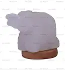WHITE ELEPHANT MULTI COLOR BULB USB HIMALAYAN SALT TABLE LAMP NATURAL IONIZER