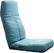 Floor Chair with Back Support,Foldable Floor Recliner Ergonomic Reading Chair,42 Adjustable Position,for Living Room Bedroom Balcony(Blue)