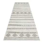 Valley Light Grey Runner Rug D2053