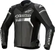 Alpinestars GP Force Airflow Motorcycle Leather Jacket, black, Size 50 for Men