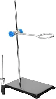 ULTECHNOVO Laboratory Stand Clamp Support Stand for Chemistry Easy Assembly Disassembly Securely Holds Flasks Beakers for Lab Equipment Organization and Transport