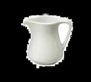 Oneida R4220000802 Royale Bright White 4 oz. Porcelain Creamer - 3 Doz