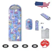 Portable Mummy-Shaped Sleeping Bag for Kids - Perfect for Camping Adventures