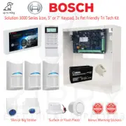 Bosch 3000 Alarm + Icon, 5, 7" Touch Keypads, 3xBosch TriTech PIR(Pet Friendly)