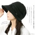魅力抗UV抗強風防曬帽~日本QUEENHEAD魅力抗UV抗強風防曬帽(8025簡約黑)