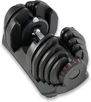 FitnessLab 1X 40kg Dumbbell Set Weight Adjustable Dial Dumbbell Weight Plates Home Gym Exercise Fitness Equipment Weight Lifting Toning Workout
