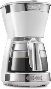 ICM12011J-W DeLonghi Drip Coffee Maker White Active Series 5Cups ICM12011J 100V