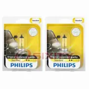 2 pc Philips High Low Beam Headlight Bulbs for Smart Fortwo 2011-2015 st (for: Smart)