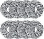 [AnDongo] 8 Pack Chenille Mop Pads for Roborock Q Revo Series Robot Vacuum Cleaner, Spin Cleaning Pads Replacement Accessories Set