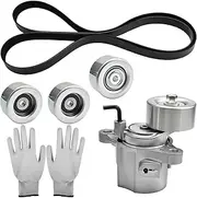 Serpentine Belt Drive Kit, Pulley Component Compatible with 2016-2023 Tacoma 3.5 L V6 7PK2120 39424 166200P010 1662031090