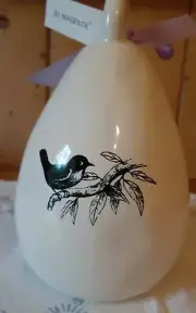 RAE DUNN "Fly" Tear Drop Birdhouse With Beautiful Bird On Back.(New)