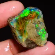 Ethiopian Opal Rough 100% Natural Gemstone Raw 36 Ct. 23x12x12 mm AQ-561