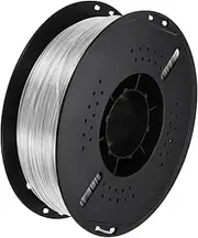 uxcell PETG 3D Printer Filament, 1.75mm 1KG High Precision Moistureproof Superior Toughness Glossy Filament Silver for Printers 1 Pcs