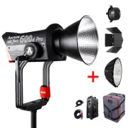 Aputure LS 600d Pro V-mount Set with Light Dome 150, Barndoors, Fresnel