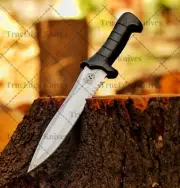 LEON KENNEDY KNIFE,Re4 knife , Replica Knife, Handmade Movies knife With leather