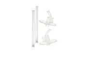 THERMOS FUNTAINER REPLACEMENT STRAWS + MOUTHPIECE - 4 PIECE SET