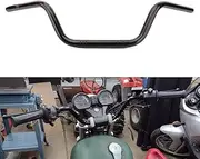 AnXin Motorcycle 7/8" Drag Handlebars High-Rise Tracker Handle Bars Universal For Harley Sportster XL 883 1200 Cruiser Bobber Custom Chopper Softail Dyna Tour Glide Road CG125 Black
