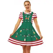 Dailywear Dress Christmas Dress Women's Costume Vintage Cosplay Christmas Christmas