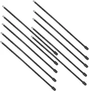 10pcs Remote Control Antenna Remote Control Car Universal Remote Boat Model Remote Control Accessories Remote Control Sailboat Car Parts Remote Control Flying Car Plastic Black