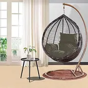 Egg Chair Cushion Replacement, Foldable Waterproof Hanging Basket Swing Chair Cushion with Headrest Outdoor Porch Backyard Patio Hammock Swing Replacement Cush