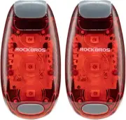 ROCKBROS Bike TailLight Safe Warning LED Light MTB Road Bike Rear Light 2 Pcs