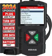 EDIAG YA-201 Obd2 Scanner, Full OBD2 Modes Check Engine Code Reader After 199...